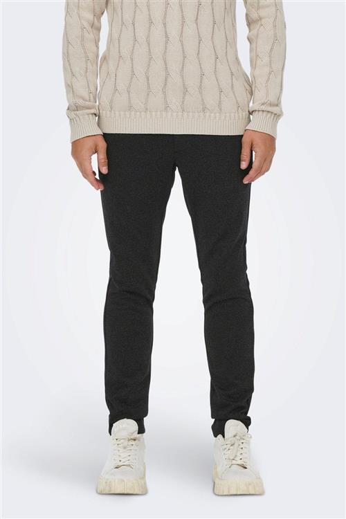 Mark Twill Line Pants - Sort - Herre - 36/32 - Only & Sons