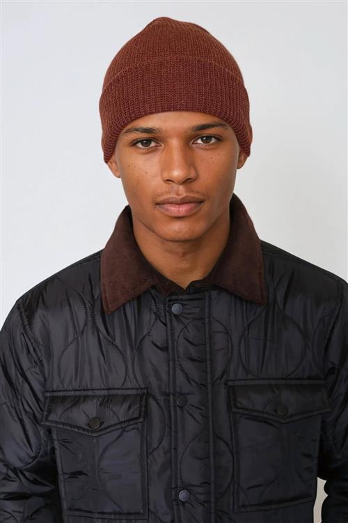 Oscar beanie - Brun - One Size - TeeShoppen