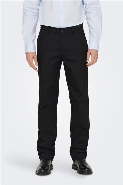 Edge Chino Bukser - Sort - Herre - 31/34 - Only & Sons