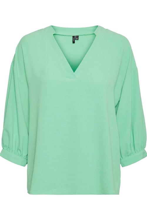 Unye V-hals Top - Grøn - XL - Vero Moda