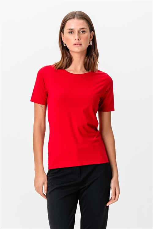 Basic T-shirt - Rød - S - TeeShoppen