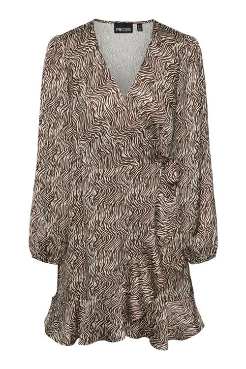 Juliet Wrap Kjole - Chicory Coffee - XL - PIECES