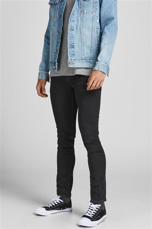 Liam Original Jeans 105 - Sort Denim - Slim fit - Herre - 36/34 - Jack & Jones
