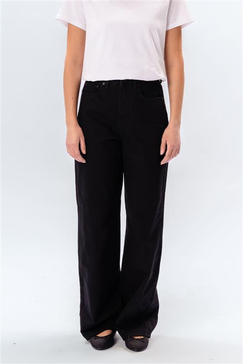 Originale Performance Wide Jeans - Black Denim - Dame - 29/30 - TeeShoppen