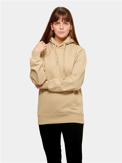 Oversized Hoodie - Sand - Dame - XL - TeeShoppen