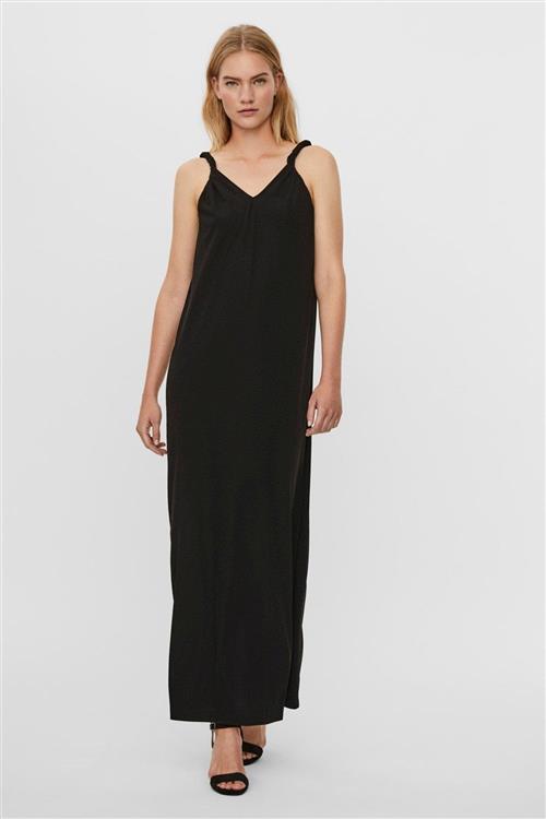 Molly Strap Ankle Dress - Sort - Dame - S - Vero Moda