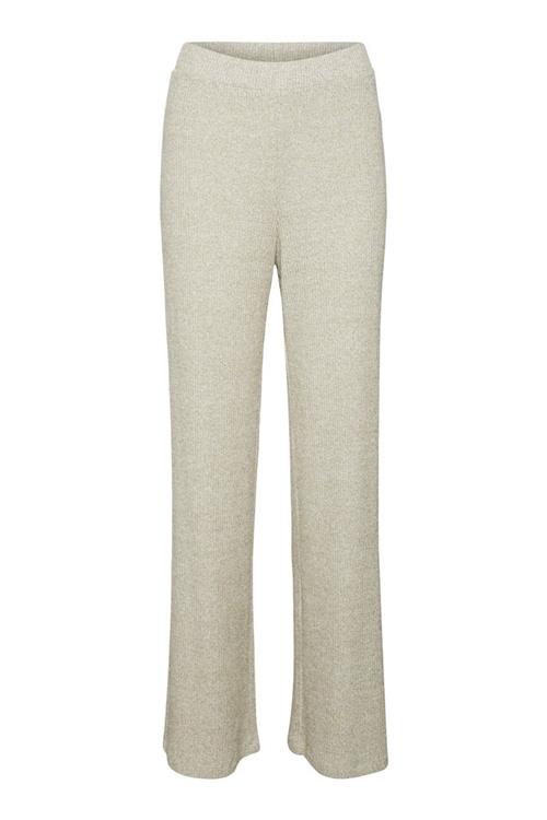 Tia Rib Wide Bukser - Lizard Melange - Dame - XS - Vero Moda