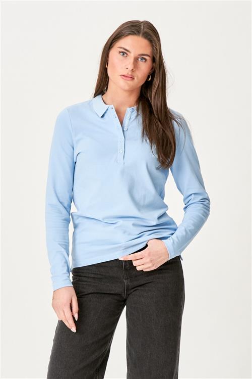 Polo Shirt - Sky Blå - Dame - 2XL - TeeShoppen