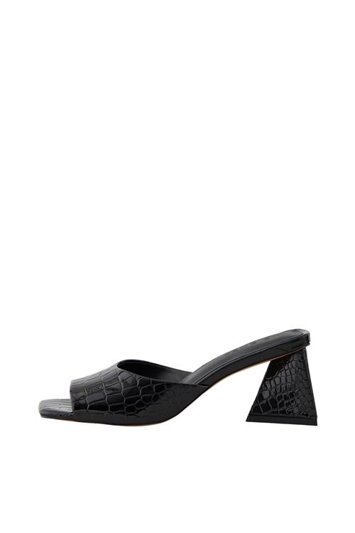 Anlise Croco Sandal - Sort - 39 - PIECES