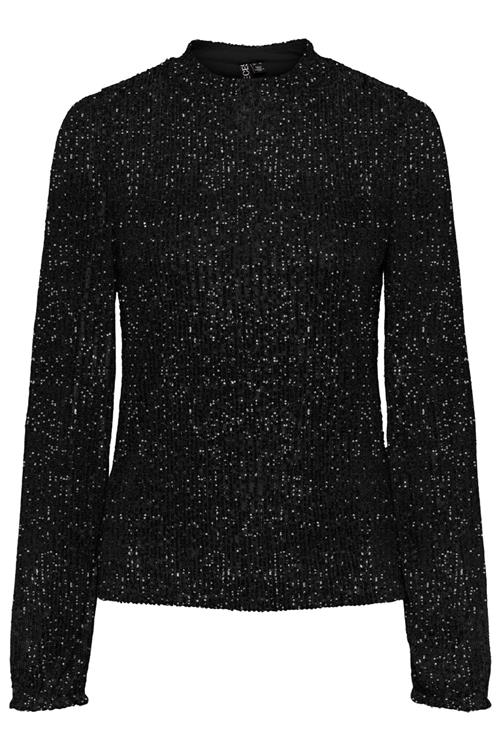 Delphia Bluse - Sort - L - PIECES
