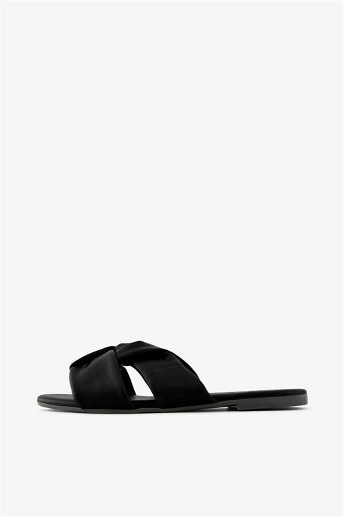 Viki Læder Sandal - Sort - Dame - 37 - PIECES