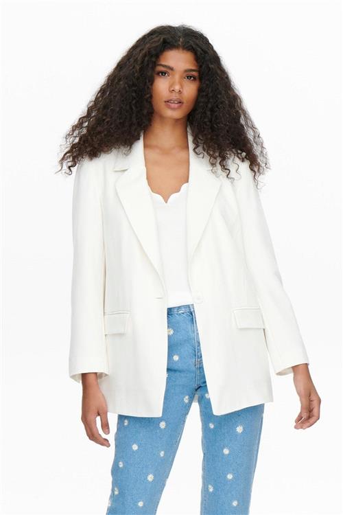 Violet Blazer - Cloud Dancer - M - ONLY
