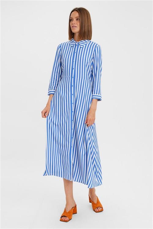 Elly 3/4 Skjortekjole - Regatta - M - Vero Moda