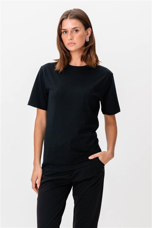 Oversized T-shirt - Sort (dame) - Dame - M - TeeShoppen