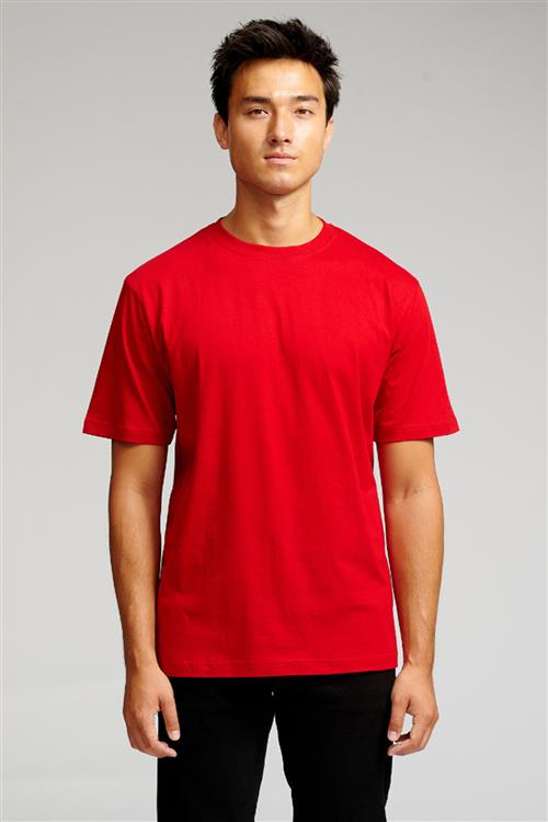 Oversized T-shirt - Danmarks Rød - Herre - L - TeeShoppen
