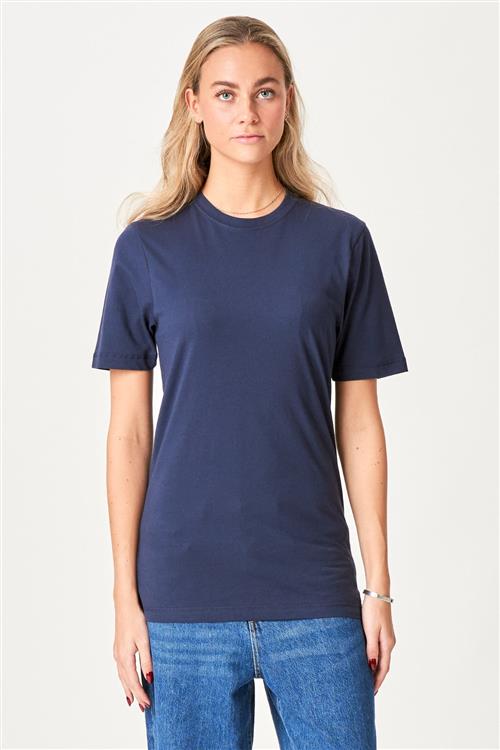 Boyfriend Tee - Navy - Dame - L - TeeShoppen