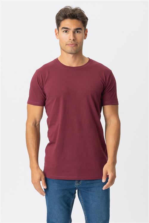 Muscle T-shirt - Bordeaux - Herre - M - TeeShoppen