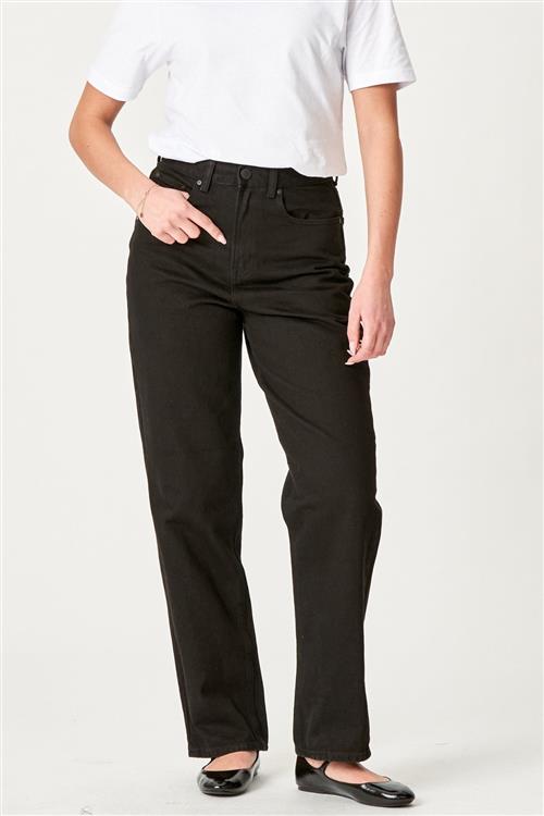 Originale Performance Loose Jeans - Black Denim - Dame - 26/32 - TeeShoppen