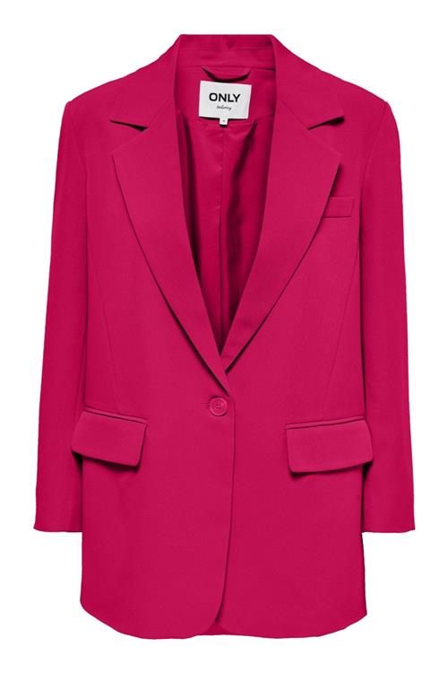 Lana-Berry Oversized Blazer - Love Potion - 42 - ONLY