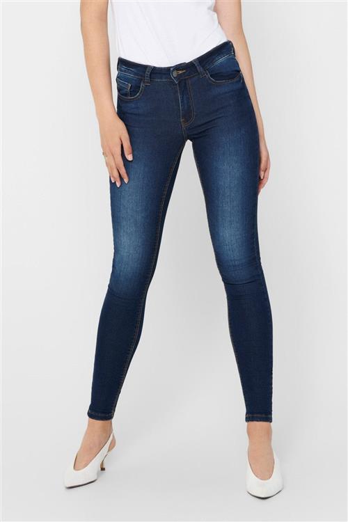 Originale Performance Jeans - Blå denim (mid waist) - Dame - XL/32 - Jacqueline de Yong
