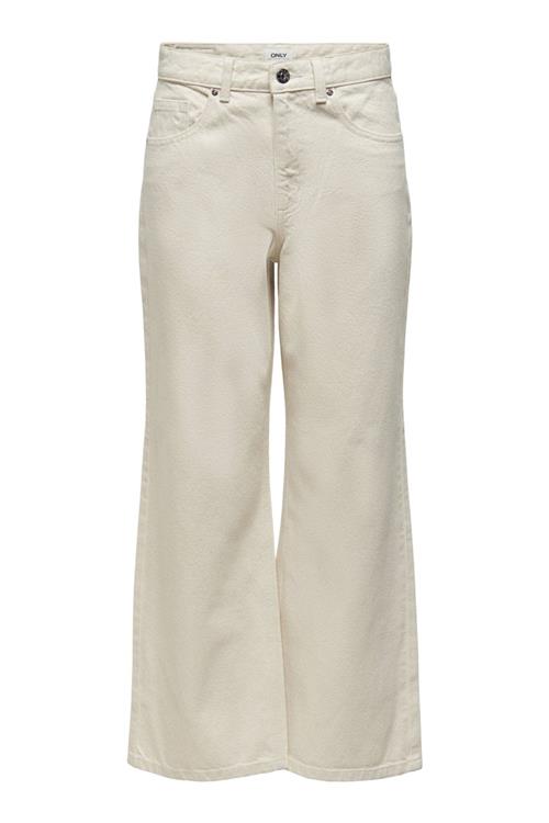 Donna Jeans (wide leg) - Ecru - Dame - 30/32 - ONLY