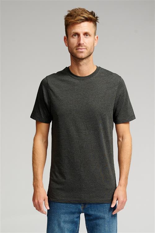 Basic T-shirt - Mørkegrå - Herre - 2XL - TeeShoppen