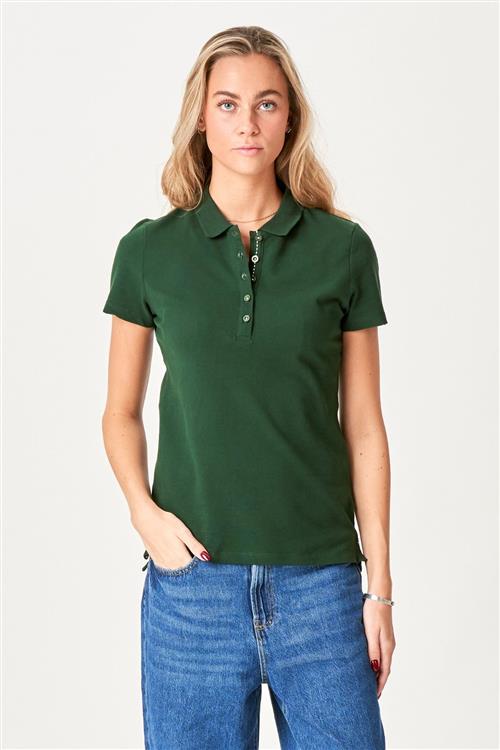 Polo Shirt - Mørke Grøn - Dame - 2XL - TeeShoppen