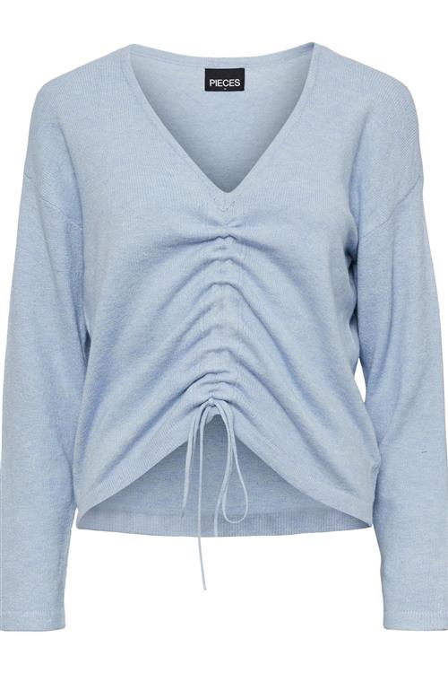 Nandi V-Neck Strik - Kentucky Blue - Dame - S - PIECES