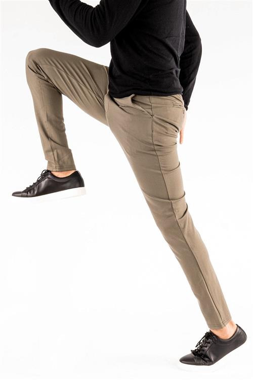 Performance Jog Pants - Oliven - Herre - 30/34 - TeeShoppen
