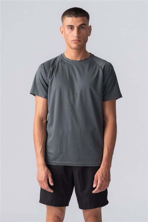 Trænings T-shirt - Mørke Grå - Herre - M - TeeShoppen