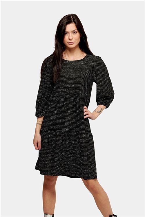 Kjole med glimmer striber - Sort - Dame - S - Vero Moda