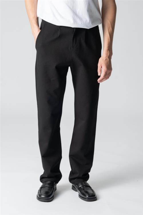 Performance Pants Wide - Black - M/32 - Bukser med stretch - TeeShoppen