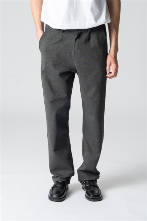 Performance Pants Wide - Melange Grey - XL/34 - Bukser med stretch - TeeShoppen