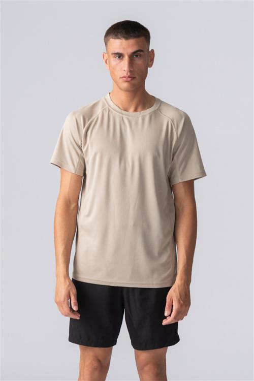 Trænings T-shirt - Khaki - Herre - XL - TeeShoppen