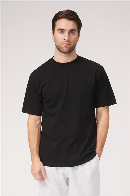 Oversized T-shirt - Sort - Herre - L - TeeShoppen