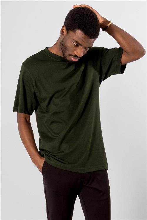 Oversized T-shirt - Bottlegreen - Herre - 2XL - TeeShoppen