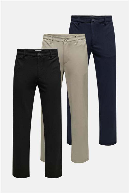 TEESHOPPEN 3 stk. Originale Performance Pants (Regular) - Pakketilbud - Regular fit - Default Title - Bukser med stretch - TeeShoppen