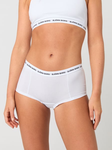 Björn Borg Logo Boxer Shorts 3-pack Hvid, M