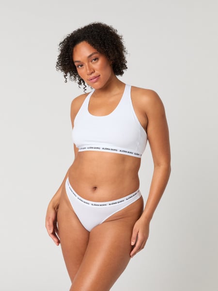 Björn Borg Logo Thongs 3-pack Hvid, M