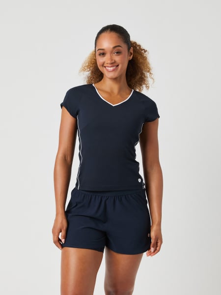 Björn Borg Ace V-neck T-shirt Marineblå, XS