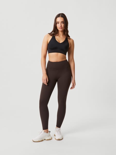 Björn Borg Studio High Waist Comfort Tights Brun, M