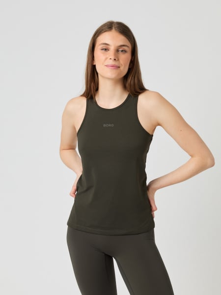 Björn Borg Borg Racerback Tank Top Grøn, XS