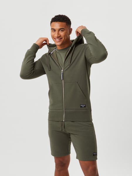 Björn Borg Centre Zip Hoodie Grøn, S