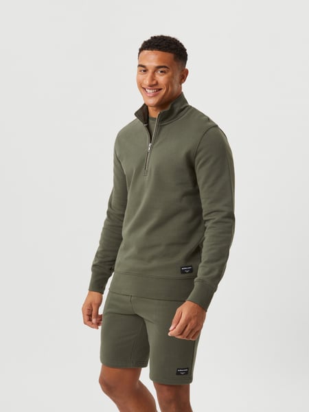 Björn Borg Centre Half-zip Grøn, XXL