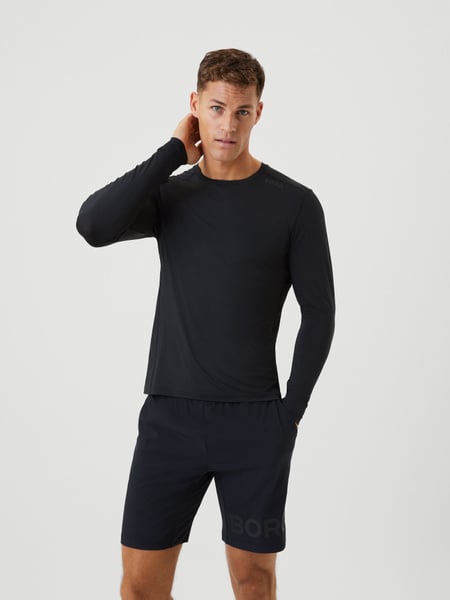 Björn Borg Borg Long Sleeve Tech T-shirt Sort, XL
