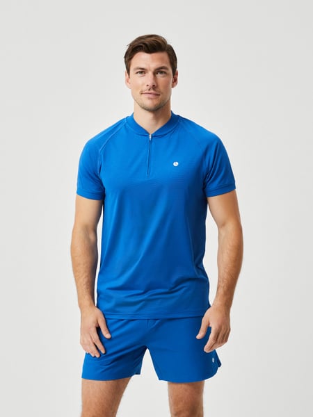 Björn Borg Ace Performance Zip Polo Blå, S