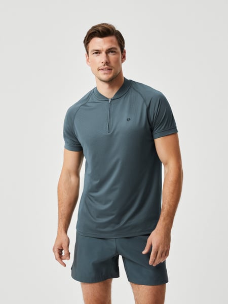 Björn Borg Ace Performance Zip Polo Grøn, XL