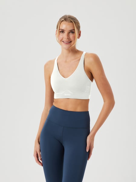 Björn Borg Borg Mid V Support Hvid, XS
