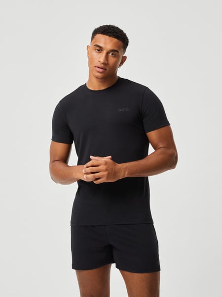 Björn Borg Borg Lyocell Blend T-shirt Sort, M