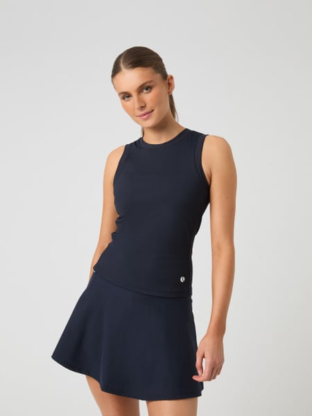 Björn Borg Ace Pocket Ribbed Tank Top Marineblå, XS